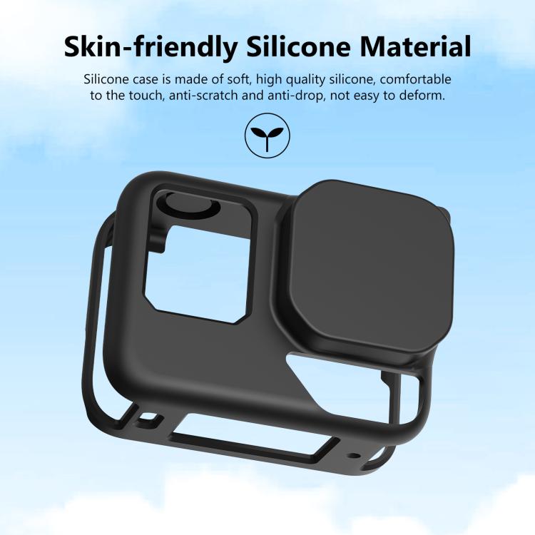 For Insta360 Ace Pro 2 PULUZ Body Silicone Protective Case with Lens Cap & Strap, For Insta360 Ace Pro 2 Silicone Case - ORIWHIZDJI & Insta360 AccessoriesInsta360 Ace SeriesProtection & Cases