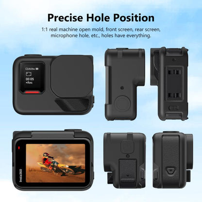 For Insta360 Ace Pro 2 PULUZ Body Silicone Protective Case with Lens Cap & Strap, For Insta360 Ace Pro 2 Silicone Case - ORIWHIZDJI & Insta360 AccessoriesInsta360 Ace SeriesProtection & Cases