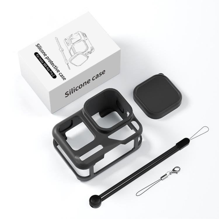 For Insta360 Ace Pro 2 Silicone Protective Case with Wrist Strap & Lens Cover, For Insta360 Ace Pro 2 - ORIWHIZDJI & Insta360 AccessoriesInsta360 Ace SeriesProtection & Cases