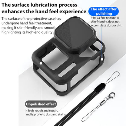 For Insta360 Ace Pro 2 Silicone Protective Case with Wrist Strap & Lens Cover, For Insta360 Ace Pro 2 - ORIWHIZDJI & Insta360 AccessoriesInsta360 Ace SeriesProtection & Cases