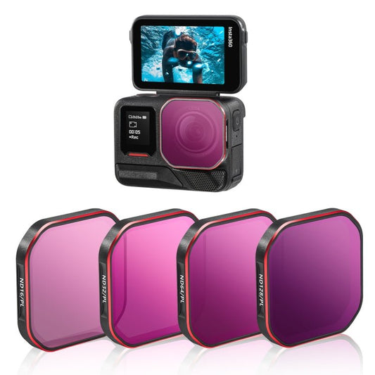 فلتر عدسة كاميرا STARTRC 4 في 1 ND16PL ND32PL ND64PL ND128PL لكاميرا Insta360 Ace Pro 2 - أصلي من ORIWHIZDJI وملحقات Insta360 وسلسلة Insta360 Ace