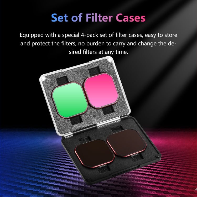 For Insta360 Ace Pro 2 STARTRC 4 in 1 PL ND8 ND16 ND32 Camera Lens Filter, For Insta360 Ace Pro 2 - ORIWHIZDJI & Insta360 AccessoriesInsta360 Ace SeriesLen Accessories