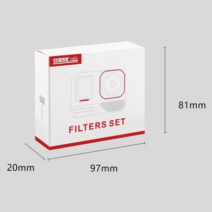 For Insta360 Ace Pro 2 STARTRC 4 in 1 PL ND8 ND16 ND32 Camera Lens Filter, For Insta360 Ace Pro 2 - ORIWHIZDJI & Insta360 AccessoriesInsta360 Ace SeriesLen Accessories