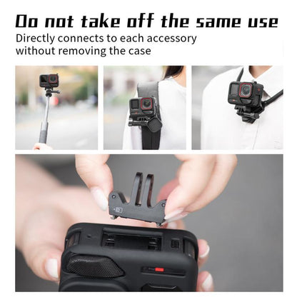 For Insta360 Ace Pro 2 STARTRC Body Silicone Case with Lens Cap & Lanyard - ORIWHIZDJI & Insta360 AccessoriesInsta360 Ace SeriesProtection & Cases