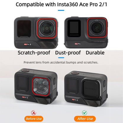 For Insta360 Ace Pro 2 Sunnylife Silicone Lens Cap Protector Lens Cover, For Insta360 Ace Pro 2 / 1 - ORIWHIZDJI & Insta360 AccessoriesInsta360 Ace SeriesProtection & Cases