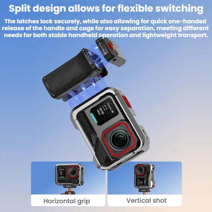 For Insta360 Ace Pro / 2 / X5 Flymile Magnetic Quick - Release Action Camera Street Shooting Handle - ORIWHIZDJI & Insta360 AccessoriesFlymileInsta360 Ace Series