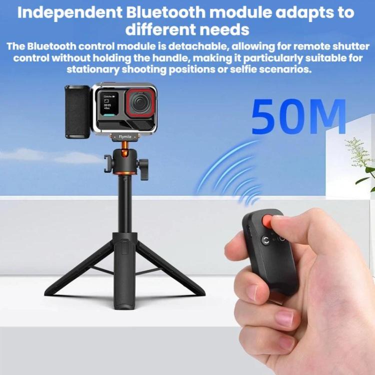For Insta360 Ace Pro / 2 / X5 Flymile Magnetic Quick - Release Action Camera Street Shooting Handle - ORIWHIZDJI & Insta360 AccessoriesFlymileInsta360 Ace Series