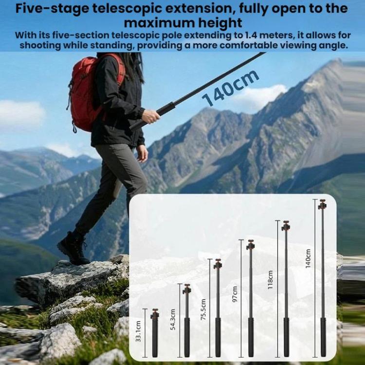 For Insta360 Ace Pro / 2 / X5 Flymile Quick - Release Selfie Extension Pole Tripod - ORIWHIZDJI & Insta360 AccessoriesFlymileInsta360 Ace Series