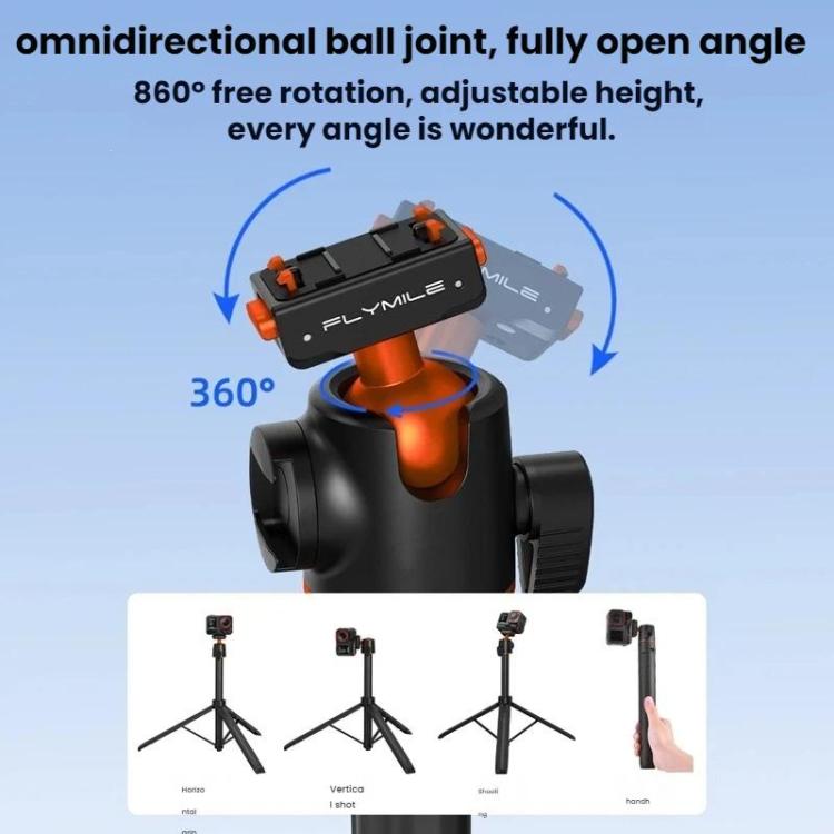 For Insta360 Ace Pro / 2 / X5 Flymile Quick - Release Selfie Extension Pole Tripod - ORIWHIZDJI & Insta360 AccessoriesFlymileInsta360 Ace Series