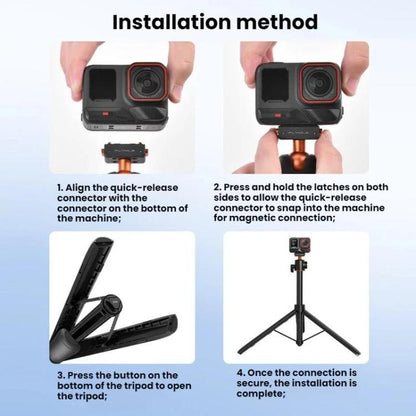For Insta360 Ace Pro / 2 / X5 Flymile Quick - Release Selfie Extension Pole Tripod - ORIWHIZDJI & Insta360 AccessoriesFlymileInsta360 Ace Series