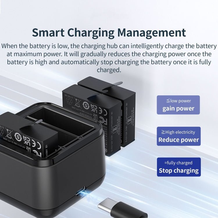 For Insta360 Ace Pro / Ace aMagisn 3 Slots Battery Charger Charging Hub, For Insta360 Ace Pro / Ace - ORIWHIZaMagisnDJI & Insta360 AccessoriesInsta360 Ace Series