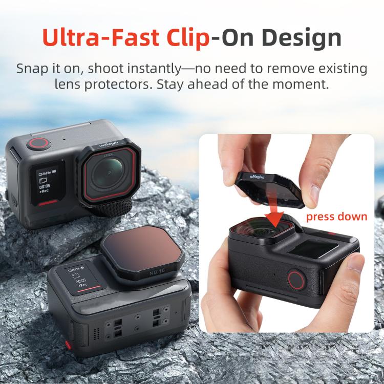 For Insta360 Ace Pro / Ace Pro 2 aMagisn AC28 Filter, UV, CPL, ND8+ND6+ND32+ND64, CPL+ND8+ND16+ND32 - ORIWHIZaMagisnDJI & Insta360 AccessoriesInsta360 Ace Series