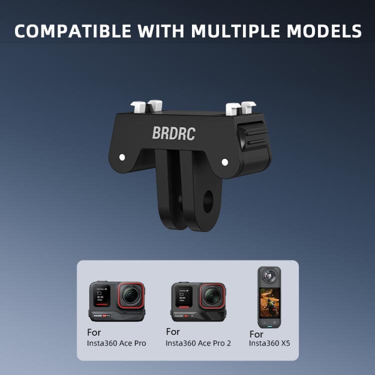 For Insta360 Ace Pro / Ace Pro 2 BRDRC Two - Claw Extendable Magnetic Quick - Release Base - ORIWHIZBRDRCDJI & Insta360 AccessoriesInsta360 Ace Series