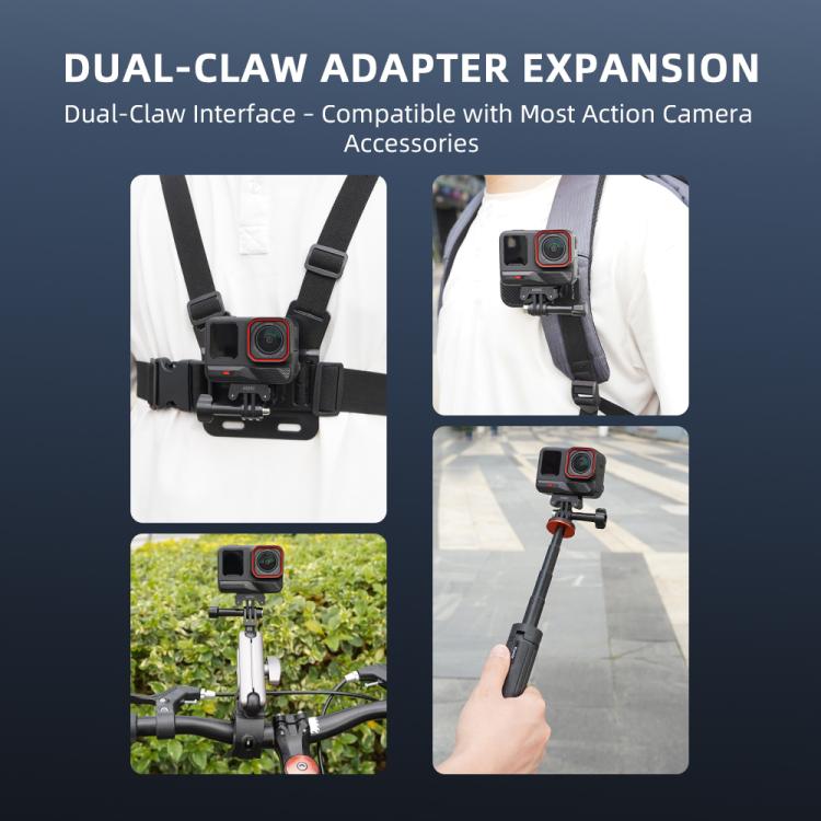 For Insta360 Ace Pro / Ace Pro 2 BRDRC Two - Claw Extendable Magnetic Quick - Release Base - ORIWHIZBRDRCDJI & Insta360 AccessoriesInsta360 Ace Series