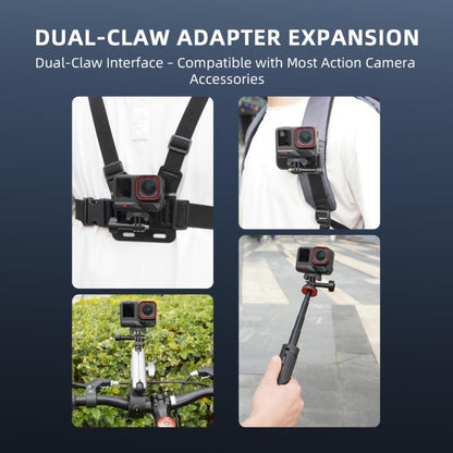 For Insta360 Ace Pro / Ace Pro 2 BRDRC Two - Claw Extendable Magnetic Quick - Release Base - ORIWHIZBRDRCDJI & Insta360 AccessoriesInsta360 Ace Series