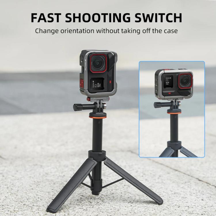 For Insta360 Ace Pro / Ace Pro 2 Flymile Rabbit Cage Metal Protective Frame Extension Action Camera Accessories, For Insta360 Ace Pro / Ace Pro 2 - ORIWHIZDJI & Insta360 AccessoriesFlymileInsta360 Ace Series