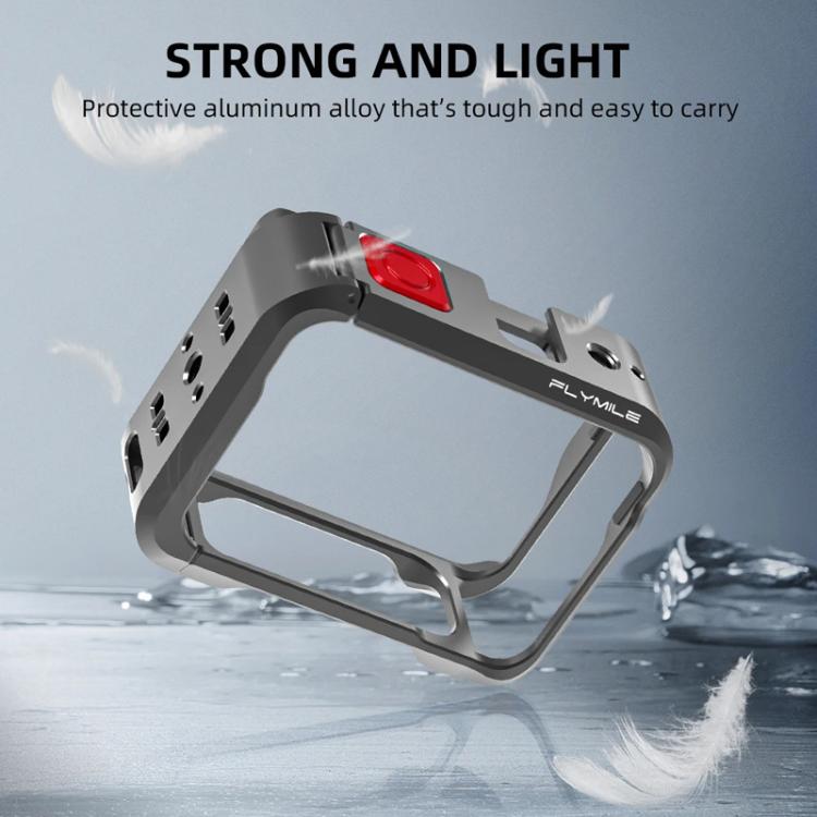 For Insta360 Ace Pro / Ace Pro 2 Flymile Rabbit Cage Metal Protective Frame Extension Action Camera Accessories, For Insta360 Ace Pro / Ace Pro 2 - ORIWHIZDJI & Insta360 AccessoriesFlymileInsta360 Ace Series