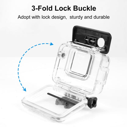 For Insta360 Ace Pro PULUZ 60m Underwater Waterproof Housing Case with Base Adapter & Screw, For Insta360 Ace Pro Underwater Case - ORIWHIZDJI & Insta360 AccessoriesInsta360 Ace SeriesProtection & Cases