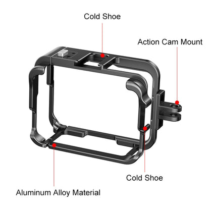 For Insta360 Ace Pro PULUZ Metal Protective Cage Adapter Frame, For Insta360 Ace Pro - ORIWHIZDJI & Insta360 AccessoriesInsta360 Ace SeriesProtection & Cases