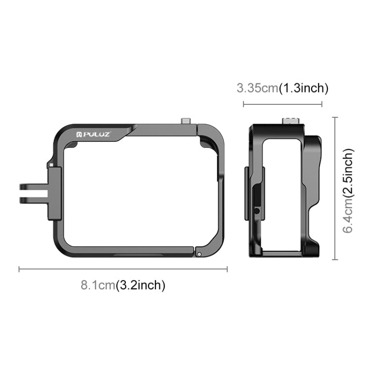 For Insta360 Ace Pro PULUZ Metal Protective Cage Adapter Frame, For Insta360 Ace Pro - ORIWHIZDJI & Insta360 AccessoriesInsta360 Ace SeriesProtection & Cases