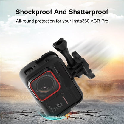 For Insta360 Ace Pro PULUZ Plastic Cage Expansion Adapter Frame with Cold Shoe Base, For Insta360 Ace Pro Plastic Cage - ORIWHIZDJI & Insta360 AccessoriesInsta360 Ace SeriesProtection & Cases
