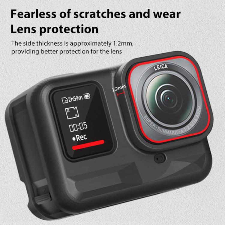For Insta360 Ace Pro Silicone Protective Case with Wrist Strap & Lens Cover, For Insta360 Ace Pro - ORIWHIZDJI & Insta360 AccessoriesInsta360 Ace SeriesProtection & Cases