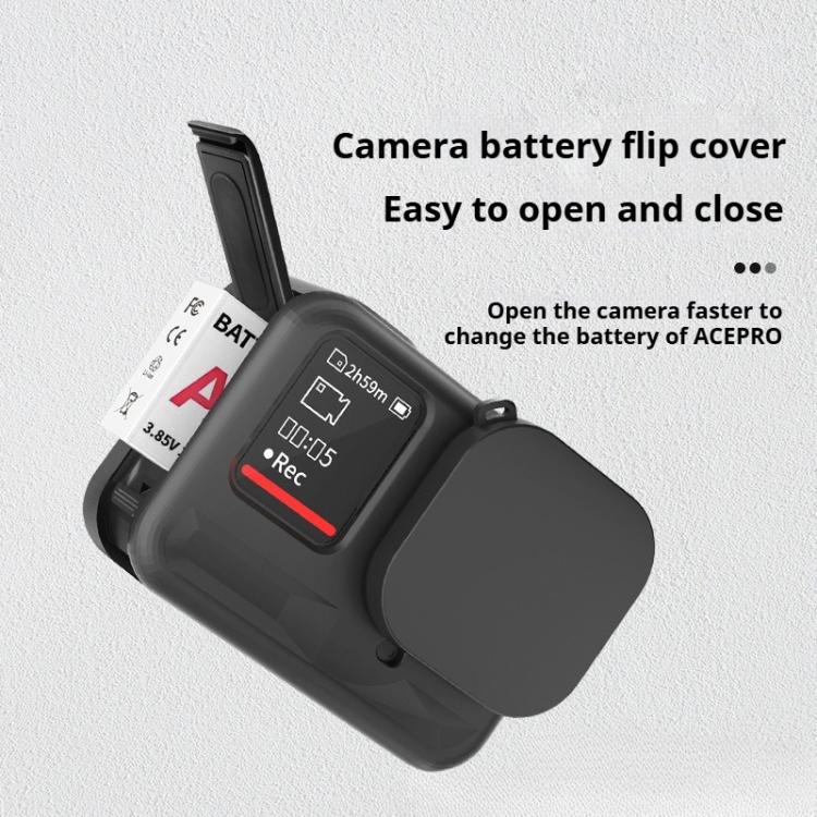 For Insta360 Ace Pro Silicone Protective Case with Wrist Strap & Lens Cover, For Insta360 Ace Pro - ORIWHIZDJI & Insta360 AccessoriesInsta360 Ace SeriesProtection & Cases
