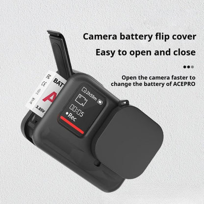 For Insta360 Ace Pro Silicone Protective Case with Wrist Strap & Lens Cover, For Insta360 Ace Pro - ORIWHIZDJI & Insta360 AccessoriesInsta360 Ace SeriesProtection & Cases