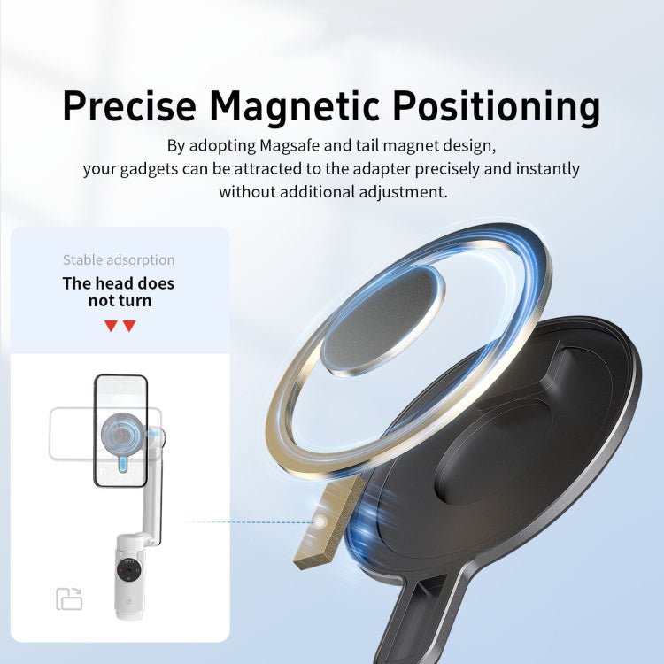 For Insta360 Flow aMagisn Gimbal Magnetic Adapter MagSafe Sports Camera Accessories - ORIWHIZaMagisnDJI & Insta360 AccessoriesOther Insta360 Accessories