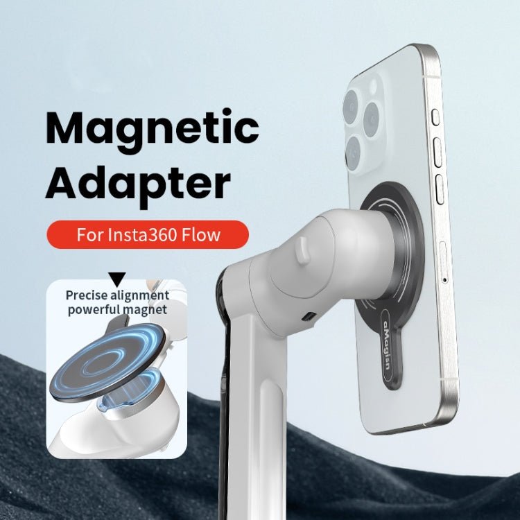 For Insta360 Flow aMagisn Gimbal Magnetic Adapter MagSafe Sports Camera Accessories - ORIWHIZaMagisnDJI & Insta360 AccessoriesOther Insta360 Accessories
