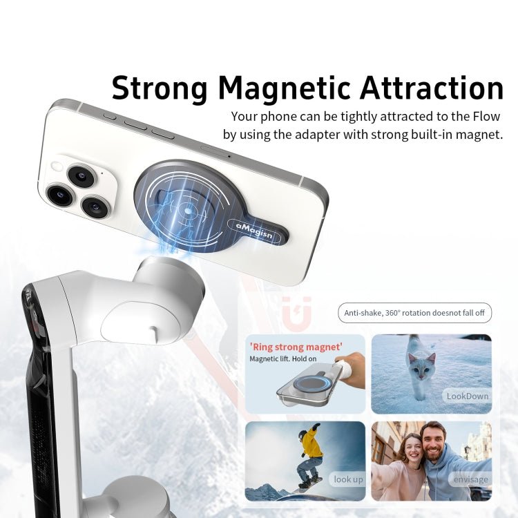For Insta360 Flow aMagisn Gimbal Magnetic Adapter MagSafe Sports Camera Accessories - ORIWHIZaMagisnDJI & Insta360 AccessoriesOther Insta360 Accessories