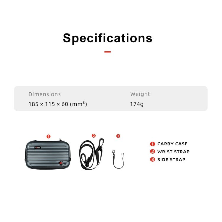 For Insta360 Flow aMagisn Small Storage Bag Protective Accessories, For Insta360 Flow - ORIWHIZaMagisnDJI & Insta360 AccessoriesOther Insta360 Accessories