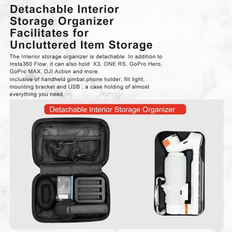 For Insta360 Flow aMagisn Small Storage Bag Protective Accessories, For Insta360 Flow - ORIWHIZaMagisnDJI & Insta360 AccessoriesOther Insta360 Accessories