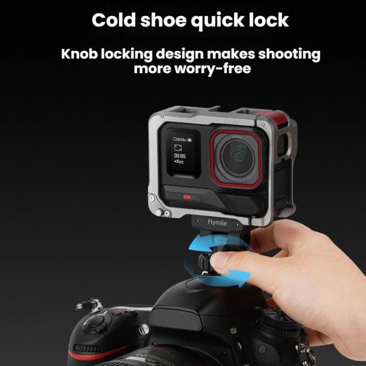 For Insta360 Flymile Quick - Release Cold Shoe Gimbal Magnetic Expansion Bracket, X5028_4 - ORIWHIZDJI & Insta360 AccessoriesFlymileOther Insta360 Accessories