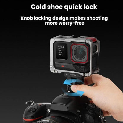 For Insta360 Flymile Quick - Release Cold Shoe Gimbal Magnetic Expansion Bracket, X5028_4 - ORIWHIZDJI & Insta360 AccessoriesFlymileOther Insta360 Accessories