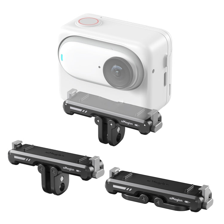 For Insta360 GO 3 / 3S aMagisn Magnetic Fast Disassembly Bottom Seat Bracket Sports Camera Accessories - ORIWHIZaMagisnDJI & Insta360 AccessoriesInsta360 GO Series