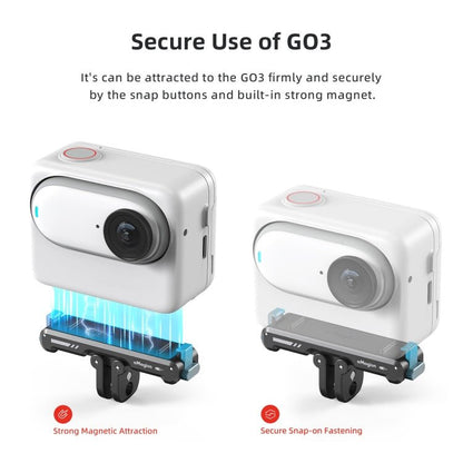 For Insta360 GO 3 / 3S aMagisn Magnetic Fast Disassembly Bottom Seat Bracket Sports Camera Accessories - ORIWHIZaMagisnDJI & Insta360 AccessoriesInsta360 GO Series