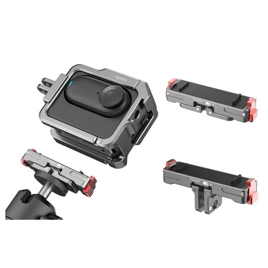 For Insta360 GO 3 / 3S Flymile Magnetic Metal Quick Release Base Sports Camera Adapter Bracket, For Insta360 GO 3 / 3S - ORIWHIZDJI & Insta360 AccessoriesFlymileInsta360 GO Series