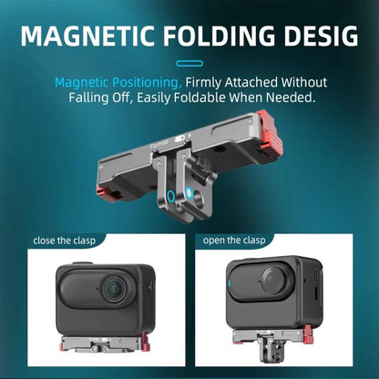 For Insta360 GO 3 / 3S Flymile Magnetic Metal Quick Release Base Sports Camera Adapter Bracket, For Insta360 GO 3 / 3S - ORIWHIZDJI & Insta360 AccessoriesFlymileInsta360 GO Series