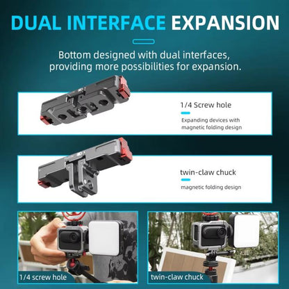 For Insta360 GO 3 / 3S Flymile Magnetic Metal Quick Release Base Sports Camera Adapter Bracket, For Insta360 GO 3 / 3S - ORIWHIZDJI & Insta360 AccessoriesFlymileInsta360 GO Series
