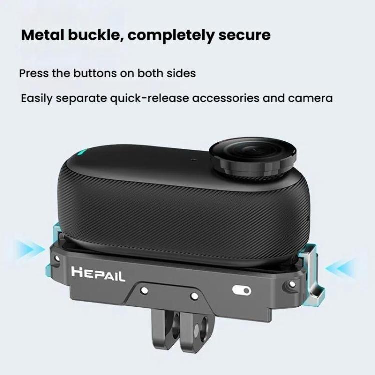 For Insta360 GO 3 / 3S HEPAIL AC69 Aluminium Alloy Quick - Release Charging Base, AC69 - ORIWHIZDJI & Insta360 AccessoriesHEPAILInsta360 GO Series