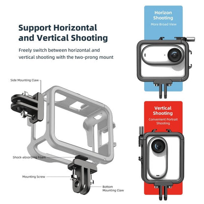 For Insta360 GO 3 aMagisn Metal Rabbit Cage Protection Bezel Accessories - ORIWHIZaMagisnDJI & Insta360 AccessoriesInsta360 GO Series