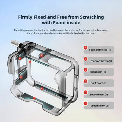 For Insta360 GO 3 aMagisn Metal Rabbit Cage Protection Bezel Accessories - ORIWHIZaMagisnDJI & Insta360 AccessoriesInsta360 GO Series