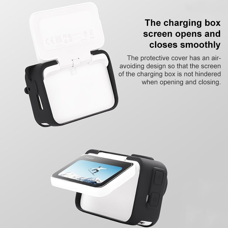 For Insta360 GO 3 Camera Body Charging Case Silicone Case with Lens Cap & Strap - ORIWHIZDJI & Insta360 AccessoriesInsta360 GO SeriesProtection & Cases