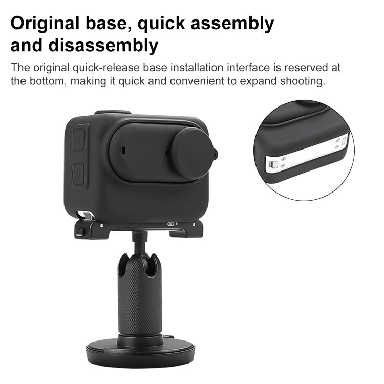For Insta360 GO 3 Camera Body Charging Case Silicone Case with Lens Cap & Strap - ORIWHIZDJI & Insta360 AccessoriesInsta360 GO SeriesProtection & Cases