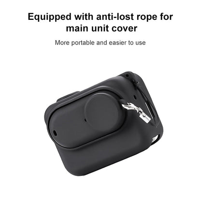 For Insta360 GO 3 Camera Body Charging Case Silicone Case with Lens Cap & Strap - ORIWHIZDJI & Insta360 AccessoriesInsta360 GO SeriesProtection & Cases
