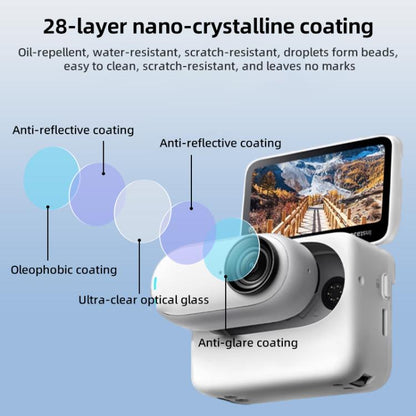 For Insta360 GO 3 Camera Lens Filter, CPL, ND8, ND16, ND32, ND64, 4 in 1 ND8 - 64 - ORIWHIZDJI & Insta360 AccessoriesInsta360 GO SeriesLen Accessories