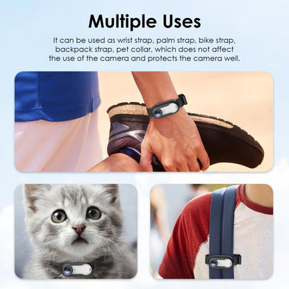 For Insta360 GO 3 / GO 3S PULUZ Camera Silicone Case Wristband Bicycle Strap Extension Mount - ORIWHIZDJI & Insta360 AccessoriesInsta360 GO SeriesMounts
