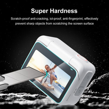 For Insta360 GO 3 PULUZ 2 in 1 Screen and Lens Tempered Glass Film, Tempered Glass Film - ORIWHIZDJI & Insta360 AccessoriesInsta360 GO SeriesProtection & Cases