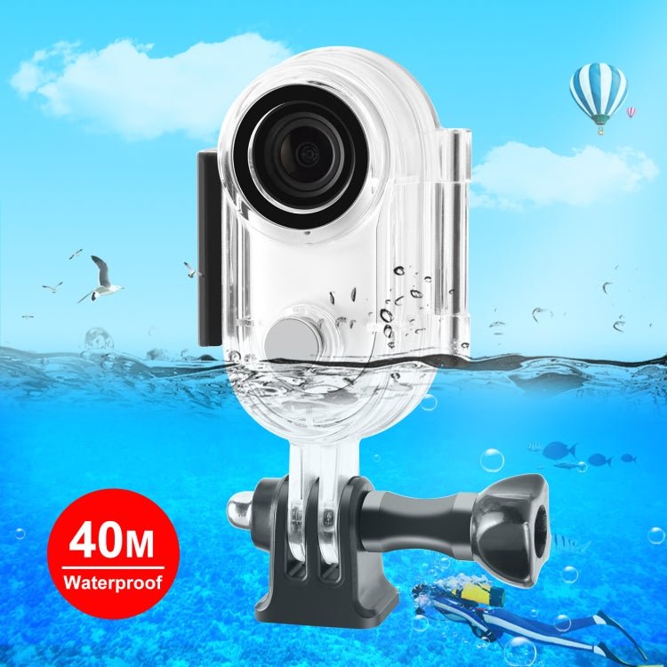 For Insta360 GO 3 PULUZ 40m Underwater Waterproof Housing Case with Base Adapter & Screw, 40m Waterproof Housing Case - ORIWHIZDJI & Insta360 AccessoriesInsta360 GO SeriesProtection & Cases